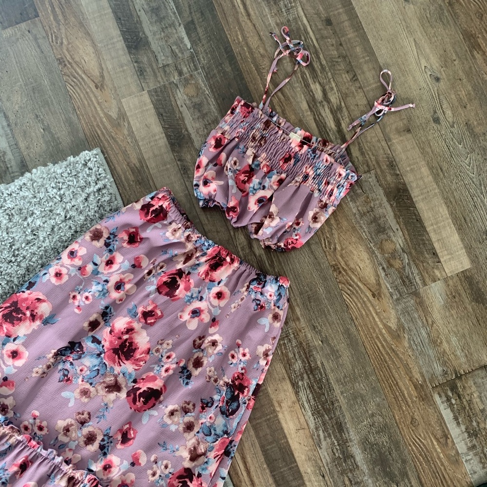 Floral two piece set